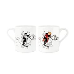 Tim und Struppi Tasse: Tim als Cowboy in Amerika (Moulinsart 47990)