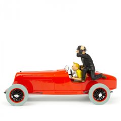 Tim und Struppi Auto: Der rote Rennwagen 1/12 (Moulinsart 44504)