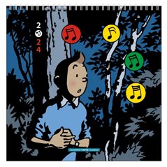 Tim und Struppi Kalender: Wandkalender Deutsch 2024, 30x30 cm (Moulinsart 24464)