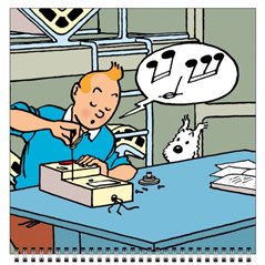 Bulle en Stock - AGENDA DE BUREAU TINTIN 2024