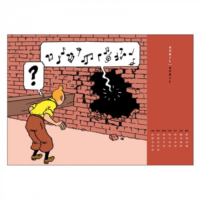 Tintin Calendar, Pocket diary 2024 Moulinsart 24466