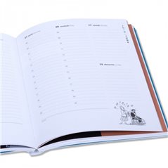 Tim und Struppi Kalender: Großer Terminkalender 2024, 15x21 cm (Moulinsart 24466)
