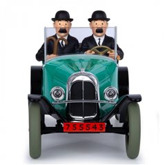 Tintin Statue Resin Car: The red Racing car  1/12 (Moulinsart 44504)