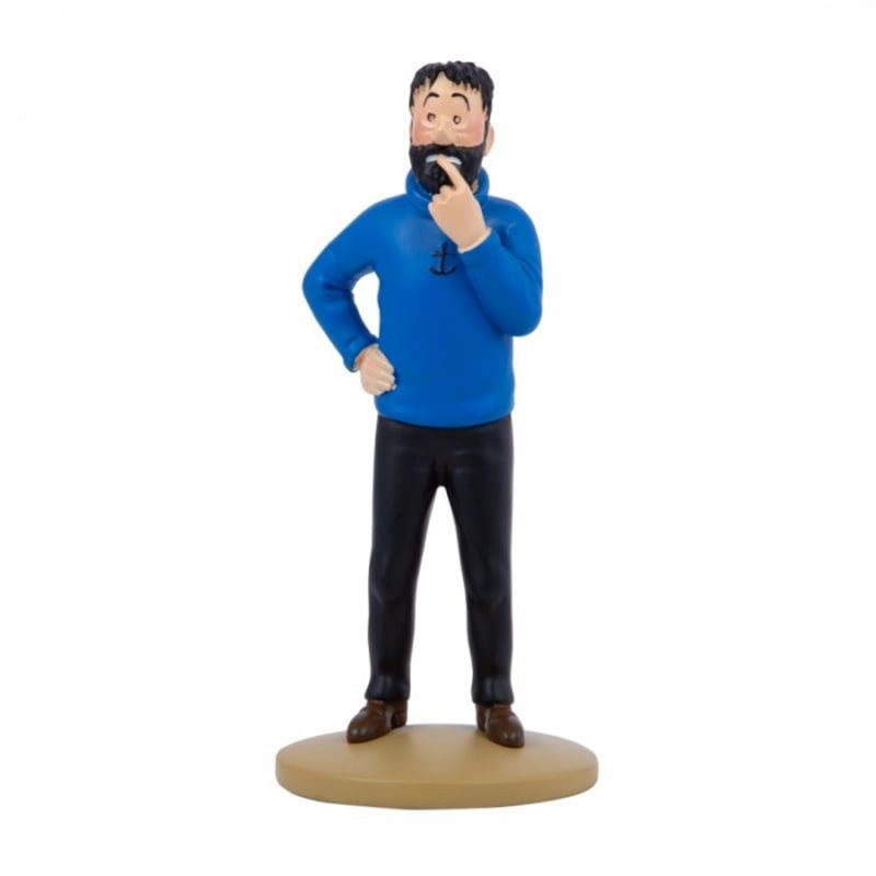 Tintin Collectible Comic Statue resin: Captain Haddock doubtful, 13 cm (Moulinsart 42247)