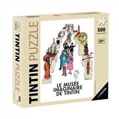 Tim und Struppi Puzzle: Le Musée Imaginaire de Tintin mit Poster, 500 Teile (Moulinsart 81559)