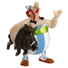 Asterix Figurine: Asterix with boar