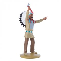 Tintin Collectible Comic Statue resin: Great American Indian Chief, 13 cm (Moulinsart 42249)