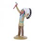 Tintin Collectible Comic Statue resin: Great American Indian Chief, 13 cm (Moulinsart 42249)