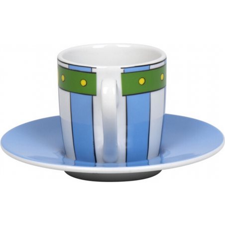 Asterix und Obelix Tasse Kaffe & Tee: The Men`s belt Espressotassen-Set mit 2 Tassen, Könitz