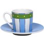 Asterix Mug Coffee & Tee: Obelix Espresso cup and saucer Set The Men`s belt (Set of 2) Könitz