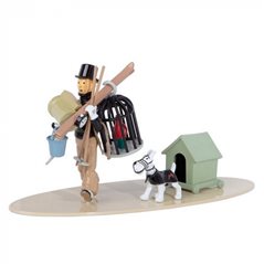 Tintin Figurine: Collectible Tintin and Snowy Bric a Brac color (Moulinsart 29262)