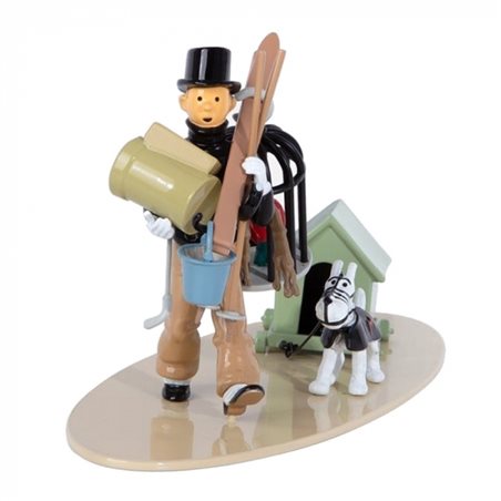 Tintin Figurine: Collectible Tintin and Snowy Bric a Brac color (Moulinsart 29262)