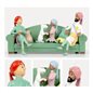 Tintin Figurine: Collectible Tintin and Snowy, the couch scene (Moulinsart 29263)