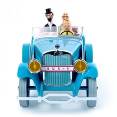 Tintin Statue Resin Car: The Doctor Finney Lincoln Torpedo 1/12 (Moulinsart 44506)