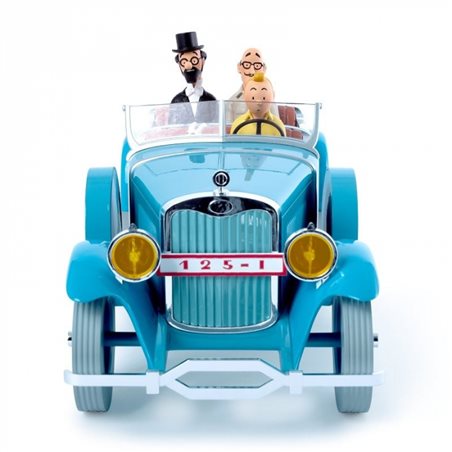 Tintin Statue Resin Car: The Doctor Finney Lincoln Torpedo 1/12 (Moulinsart 44506)