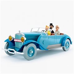 Tintin Statue Resin Car: The Doctor Finney Lincoln Torpedo 1/12 (Moulinsart 44506)