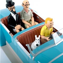 Tintin Statue Resin Car: The Doctor Finney Lincoln Torpedo 1/12 (Moulinsart 44506)