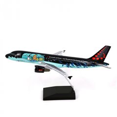 Tintin Airplane: The plane Airbus Air Brussels A320 Rackham 1/100 (Moulinsart 29664)