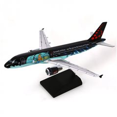 Tintin Airplane: The plane Airbus Air Brussels A320 Rackham 1/100 (Moulinsart 29664)
