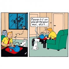 Tim und Struppi Comicfigur: Tim und Struppi Teatime, 23cm (Moulinsart 47002)