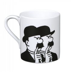 Tim und Struppi Tasse: Schulze & Schultze Portrait Porzellan Tasse für Kaffe & Tee (Moulinsart 47981)