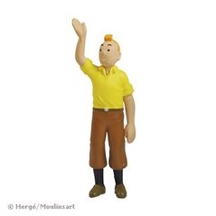 Figurine Tintin waving