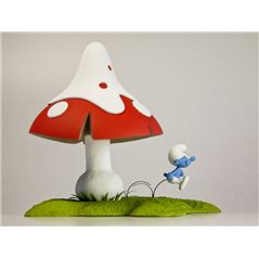 Figure Smurf with mushroom