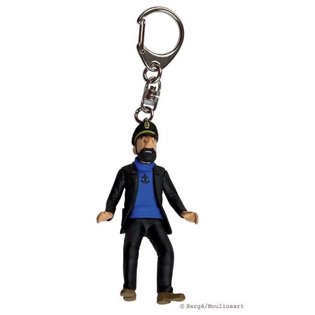 Tintin Keychain: Captain Haddock, 8cm (Moulinsart 42425)