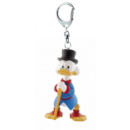 Walt Disney Schlüsselanhänger: Dagobert Duck, 7 cm (Bullyland)
