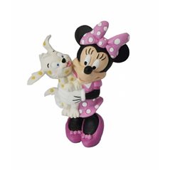 Figur Minnie Maus mit Welpe