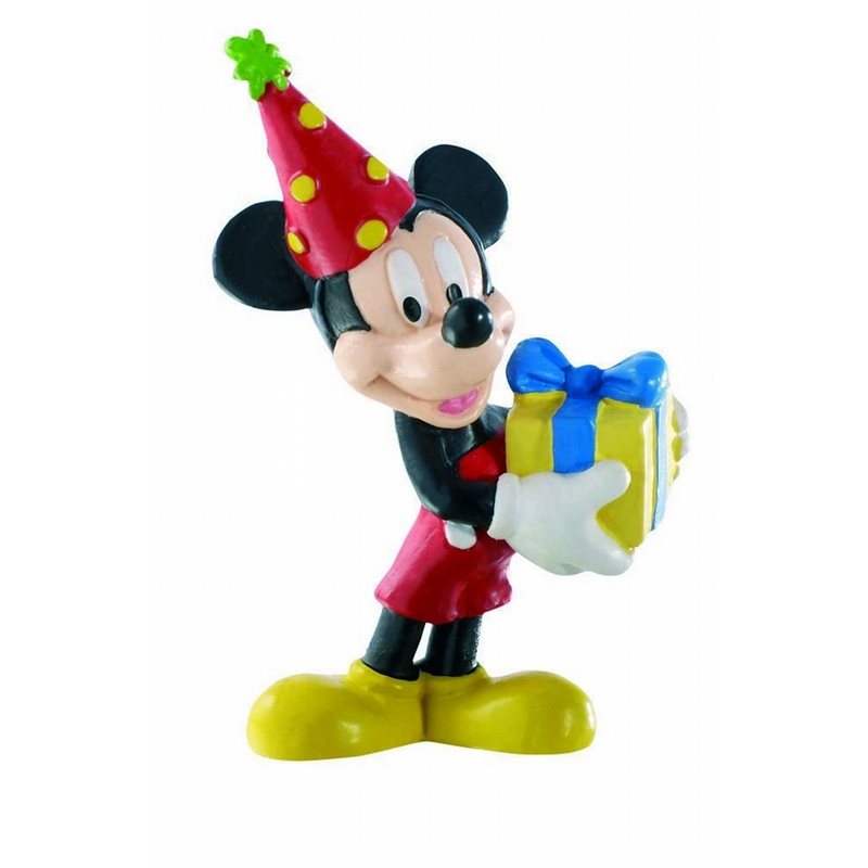 Walt Disney Figur, Micky Maus + Geschenk, Bullyland