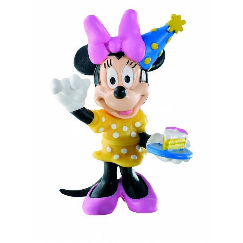 Walt Disney Figurine: Minnie Mouse with cake 7,5cm