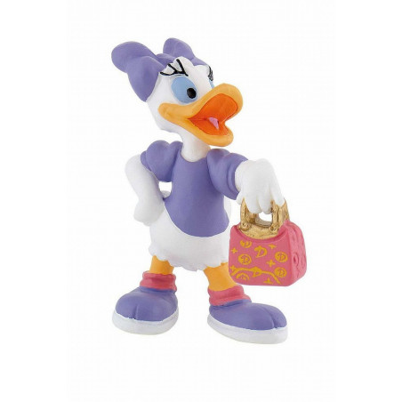 Walt Disney Figurine: Daisy Duck with bag, 6,5 cm