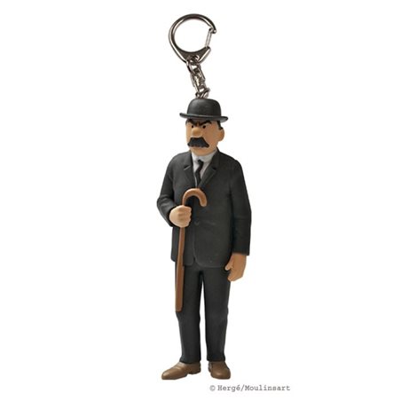 Tintin Keychain: Thomson with cane, 8,5cm (Moulinsart 42448)