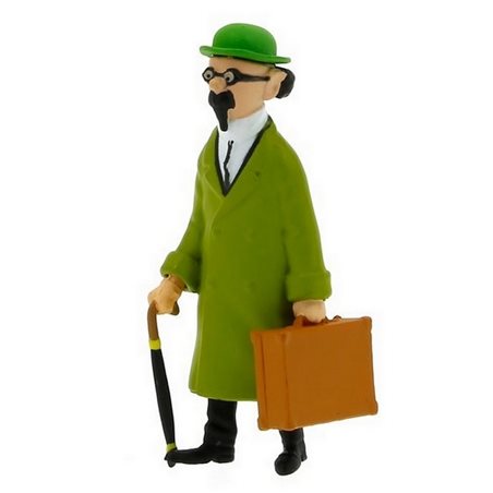 Tintin Figurine: Professor Calculus with briefcase