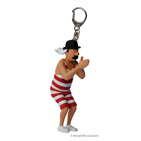 Keychain Thomson swimsuit, 8cm - The Adventures of Tintin (Moulinsart 42470)